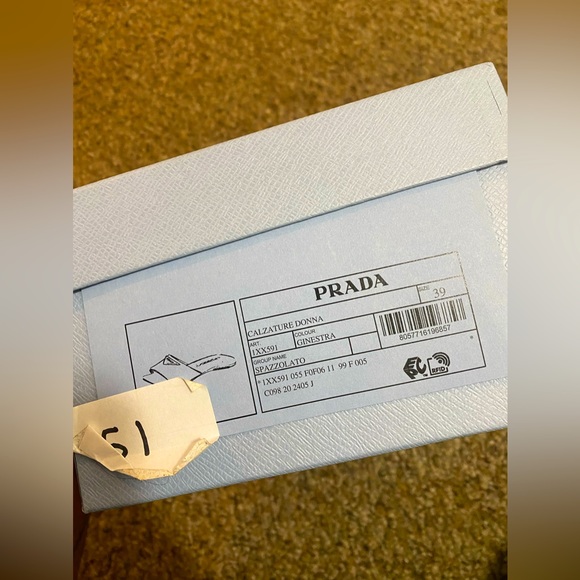 Prada sandals in the color yellow size US 8 (UK 39) - Picture 3 of 4